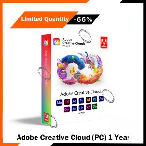 Adobe Creative Cloud – Digital License (PC, 1 Year)